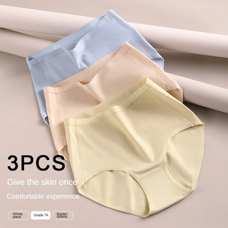 3PCS Sexy Solid Color Women's Panties Fashion Female Underwear Soft High Waist Cotton Panties Woman Traceless Intimate Intimates
3PCS Sexy Solid Color Women's Panties Fashion Female Underwear Soft High Waist Cotton Panties Woman Traceless Intimate Intimates