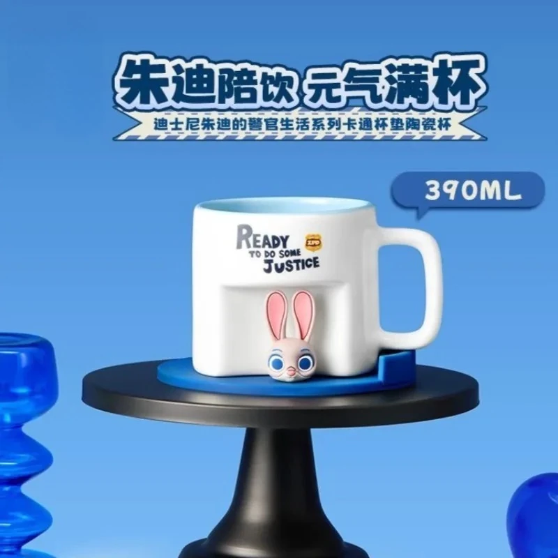 Disney Mug Zootopia Judy's Police Life Series Cartoon Cute Ceramic Coffee Milk Drinking Water Cup 390ml with Coaster Home Gift
Disney Mug Zootopia Judy's Police Life Series Cartoon Cute Ceramic Coffee Milk Drinking Water Cup 390ml with Coaster Home Gift