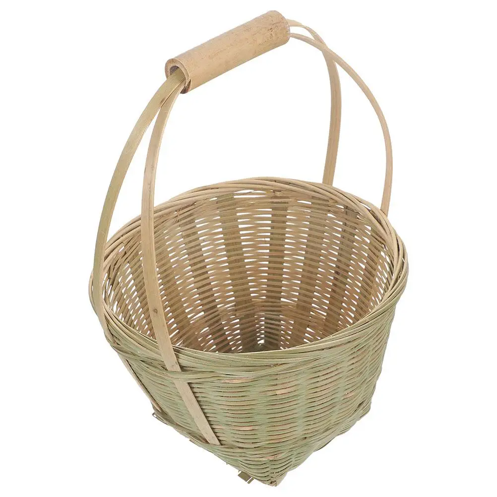 Bamboo Picnic Basket Hand Woven Durable Storage Flowers Fruit Snacks Party Home Shopping Baskets Woven Vegetable Holder
Bamboo Picnic Basket Hand Woven Durable Storage Flowers Fruit Snacks Party Home Shopping Baskets Woven Vegetable Holder