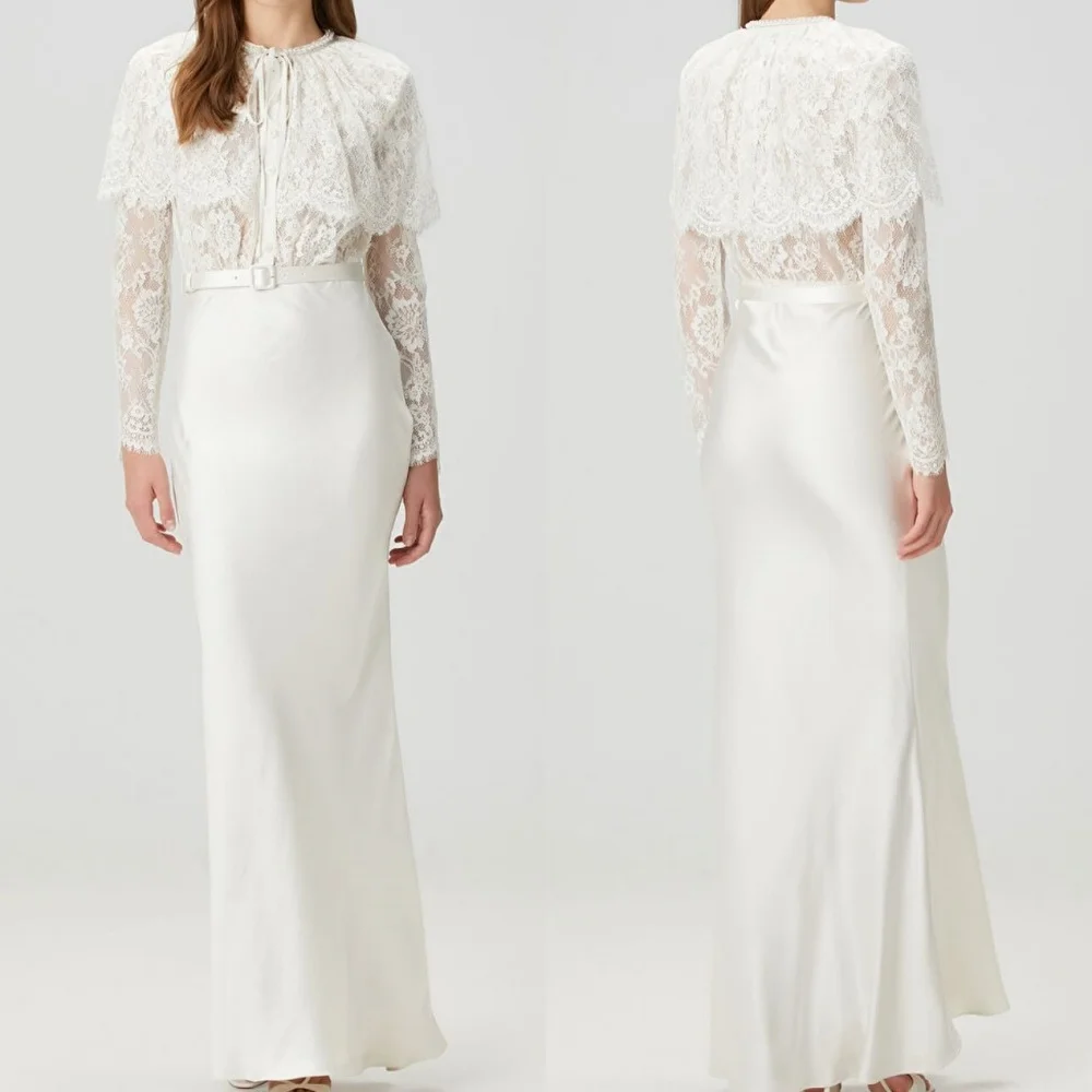 Customized Intricate Matching Charmeuse Pleat Sash Trumpet Scoop Neck Midi Dresses Bespoke Occasion Simple
Customized Intricate Matching Charmeuse Pleat Sash Trumpet Scoop Neck Midi Dresses Bespoke Occasion Simple