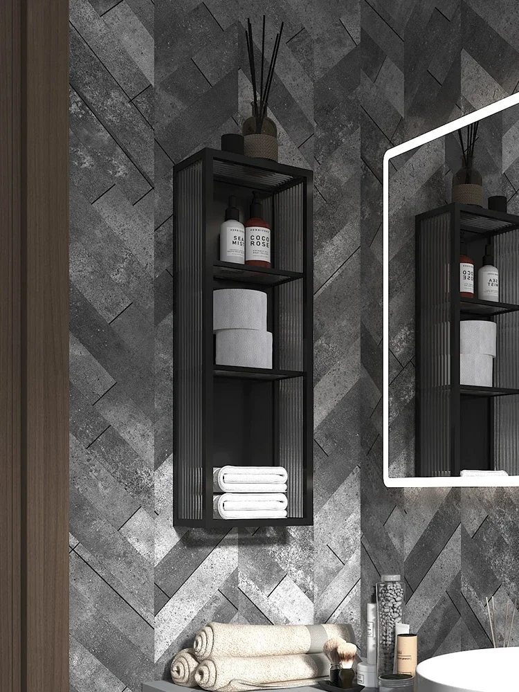 Toilet Wall Clip Locker Wall Mounted Bathroom Skin Care Cosmetics Glass Wall Cabinet Storage Rack
Toilet Wall Clip Locker Wall Mounted Bathroom Skin Care Cosmetics Glass Wall Cabinet Storage Rack