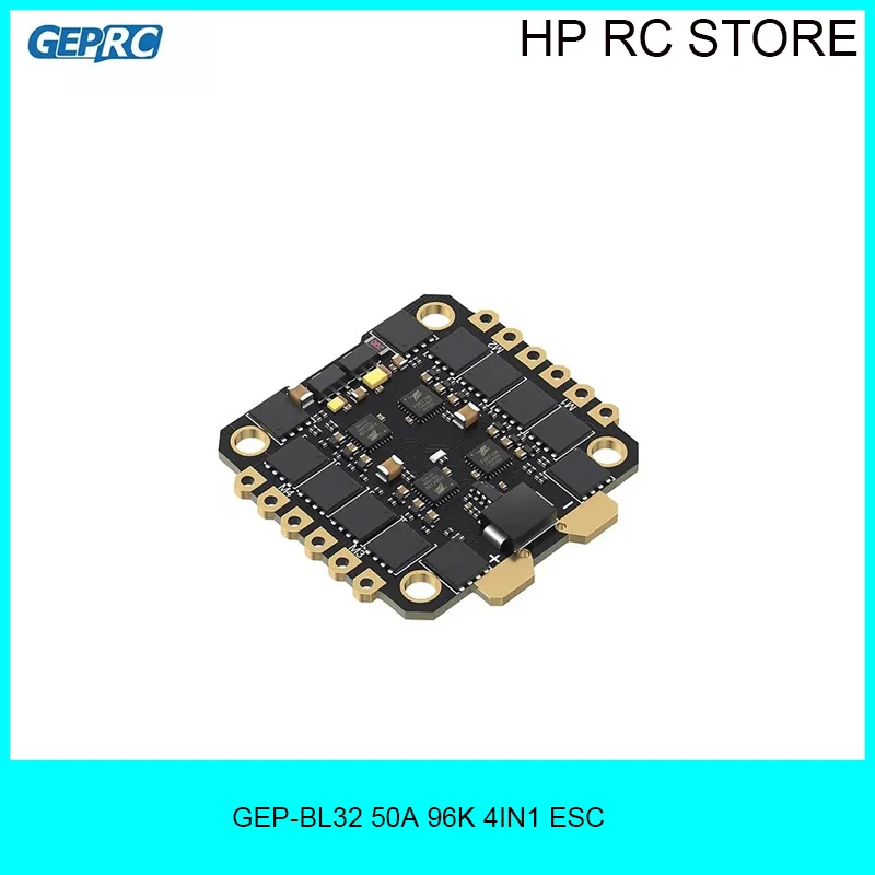 GEPRC GEP-BL32 50A 96K 4IN1 ESC 3-6S Lipo Support Dshot 150/300/600 for FPV Racing Drone
GEPRC GEP-BL32 50A 96K 4IN1 ESC 3-6S Lipo Support Dshot 150/300/600 for FPV Racing Drone