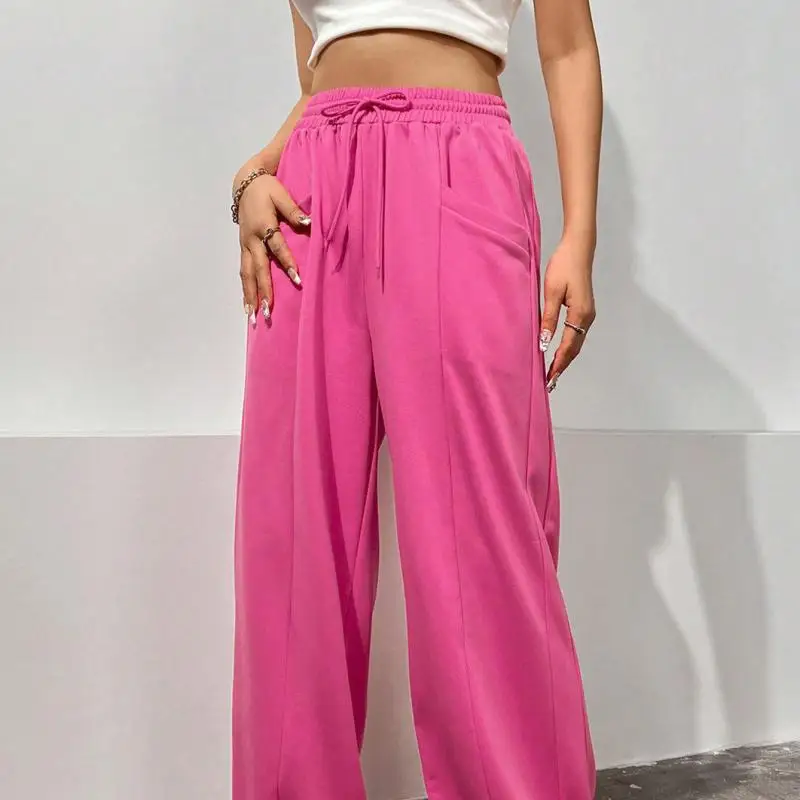 2024 New American Women's Loose Thin Straight Leg Sports Pants High Waist Wide Leg Sagging Casual Pants
2024 New American Women's Loose Thin Straight Leg Sports Pants High Waist Wide Leg Sagging Casual Pants