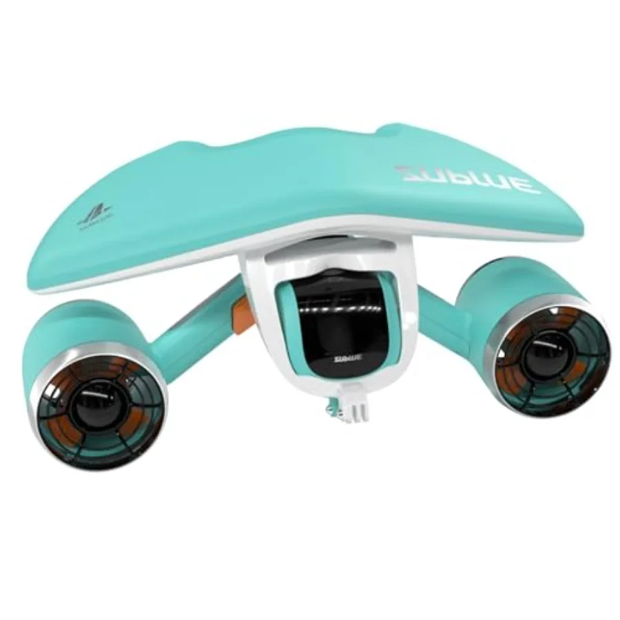 Underwater scooter for pool diving and snorkeling, gray ABS plastic, 30-minute runtime, 22lbf thrust, 131ft waterproof, dual mo
Underwater scooter for pool diving and snorkeling, gray ABS plastic, 30-minute runtime, 22lbf thrust, 131ft waterproof, dual mo