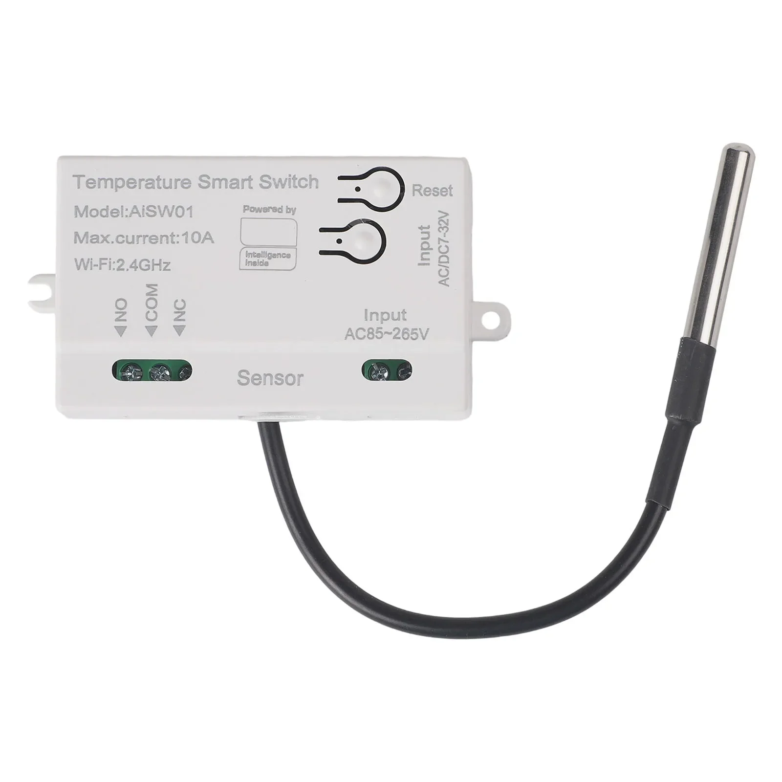 WiFi Temperature and Humidity Sensor with Remote Control Smart Home Automation with For Tuya App for Convenience
WiFi Temperature and Humidity Sensor with Remote Control Smart Home Automation with For Tuya App for Convenience
