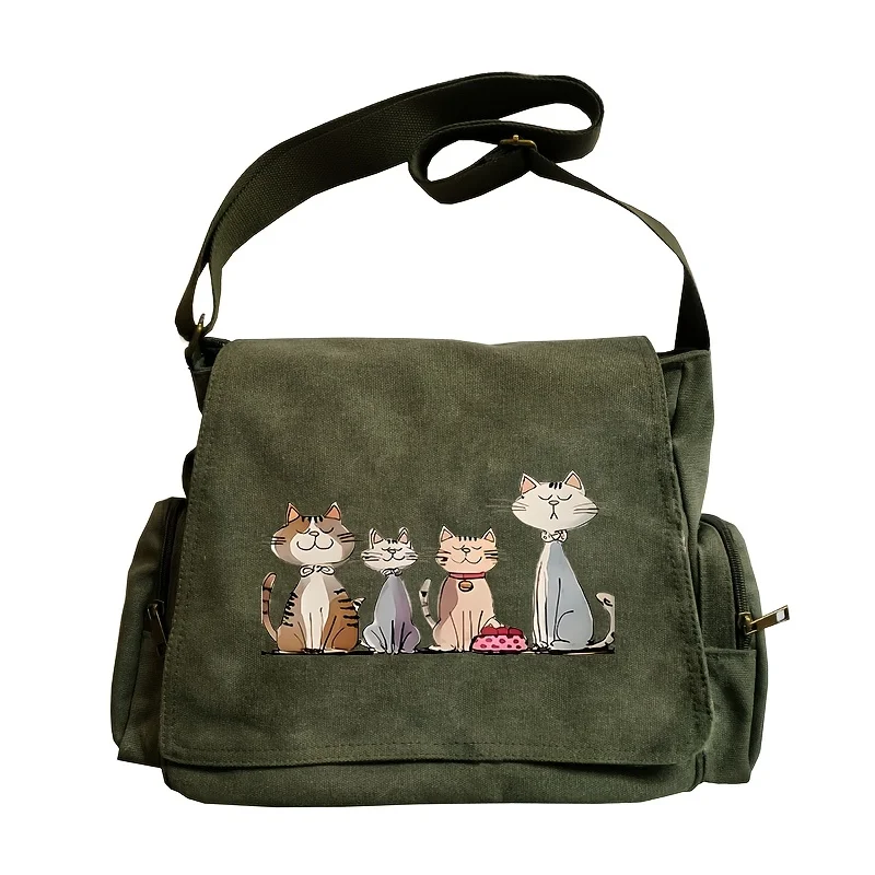 Large Capacity Four Kitten Print Shoulder Bag Women's Tote Crossbody Messenger Bag Female Commuting Laptop Bag
Large Capacity Four Kitten Print Shoulder Bag Women's Tote Crossbody Messenger Bag Female Commuting Laptop Bag