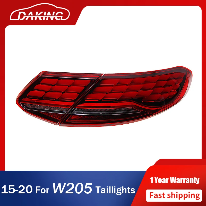 New Tail Lights for Mercedes-Benz C Class W205 Coupe 2015-2020 Rear LED DRL Animation Dynamic Turn Signal Brake Fog Auto Lights
New Tail Lights for Mercedes-Benz C Class W205 Coupe 2015-2020 Rear LED DRL Animation Dynamic Turn Signal Brake Fog Auto Lights