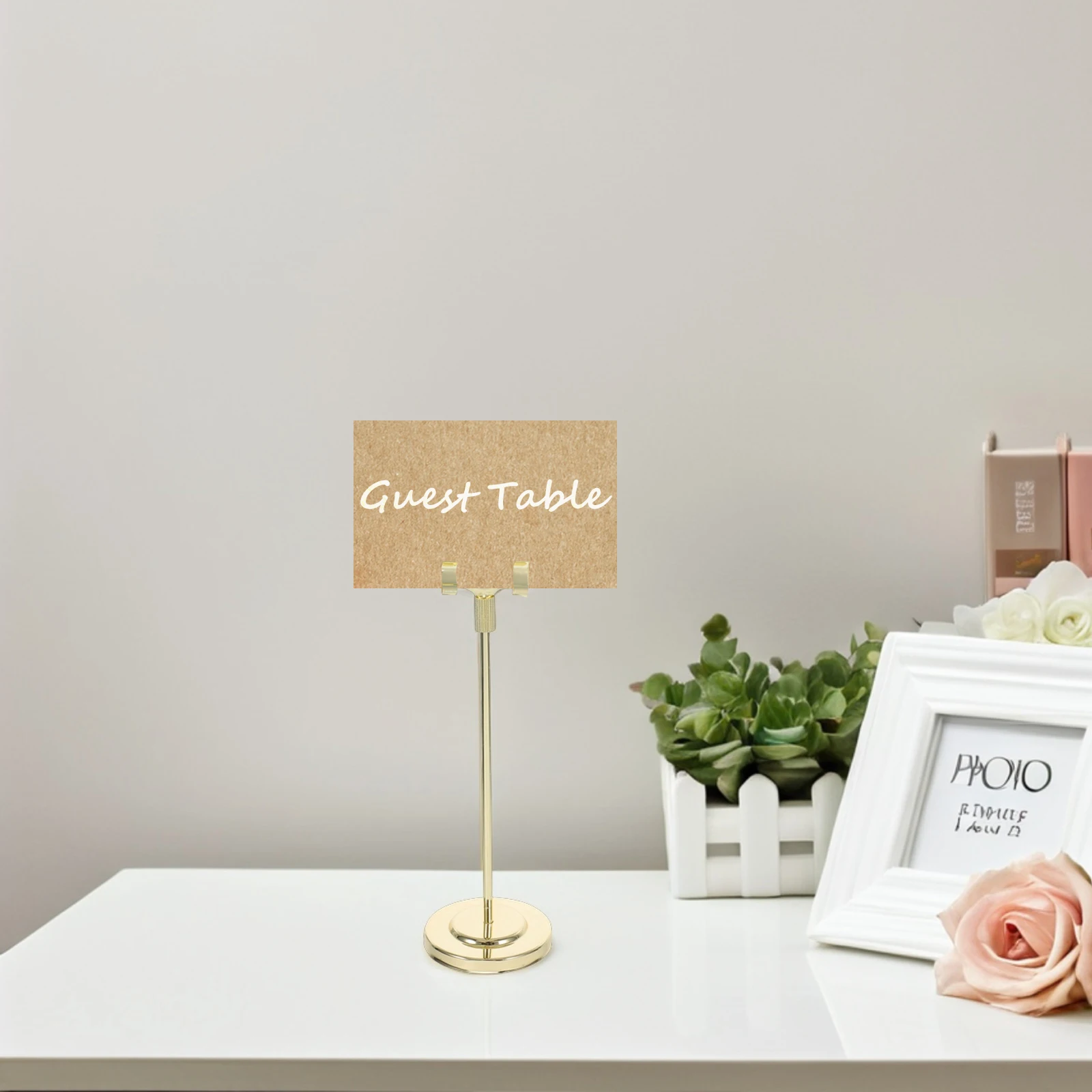 Desktop Note Holder Menu Clip Photo Stand Business Cards Clips Memo Office Message Folder
Desktop Note Holder Menu Clip Photo Stand Business Cards Clips Memo Office Message Folder