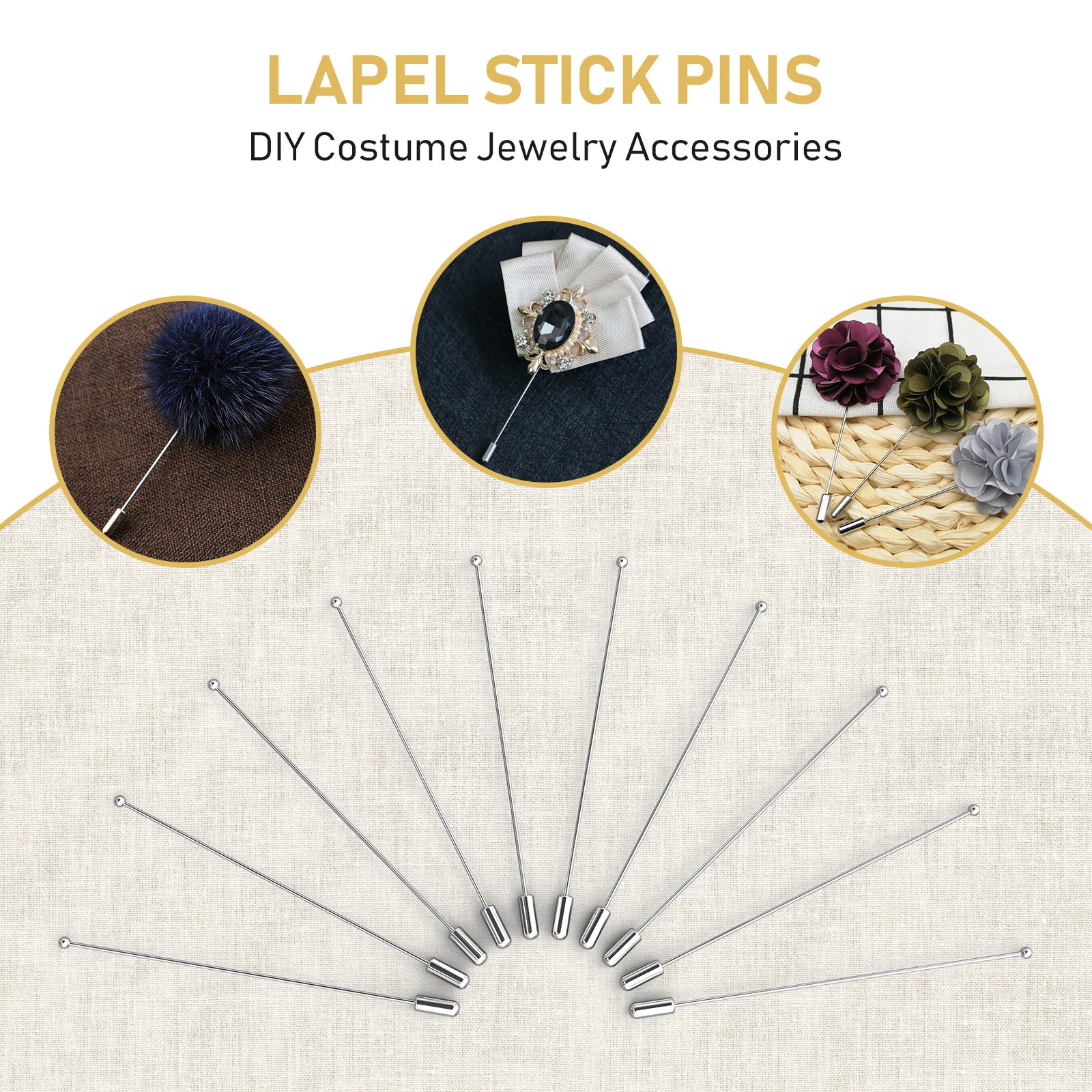 20pcs White K Brooch Metal Round Ball Head Stick Clutch Hat Accessories For Women Men Corsage Boutonniere Head Pins Brooch
20pcs White K Brooch Metal Round Ball Head Stick Clutch Hat Accessories For Women Men Corsage Boutonniere Head Pins Brooch