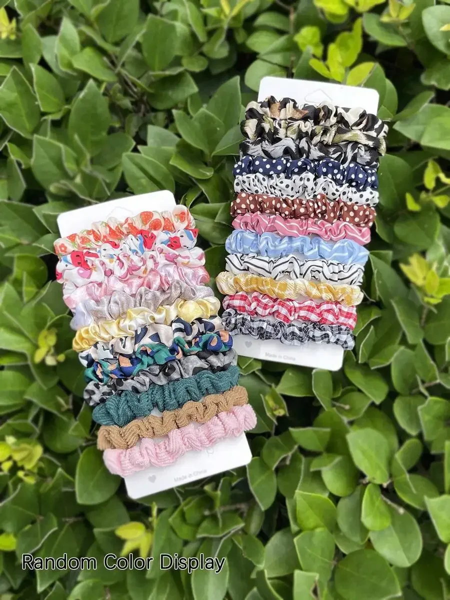 20pcs Chiffon Hair Scrunchies Soft Elastic Hair Ties For Women Casual Ponytail Accessories
20pcs Chiffon Hair Scrunchies Soft Elastic Hair Ties For Women Casual Ponytail Accessories