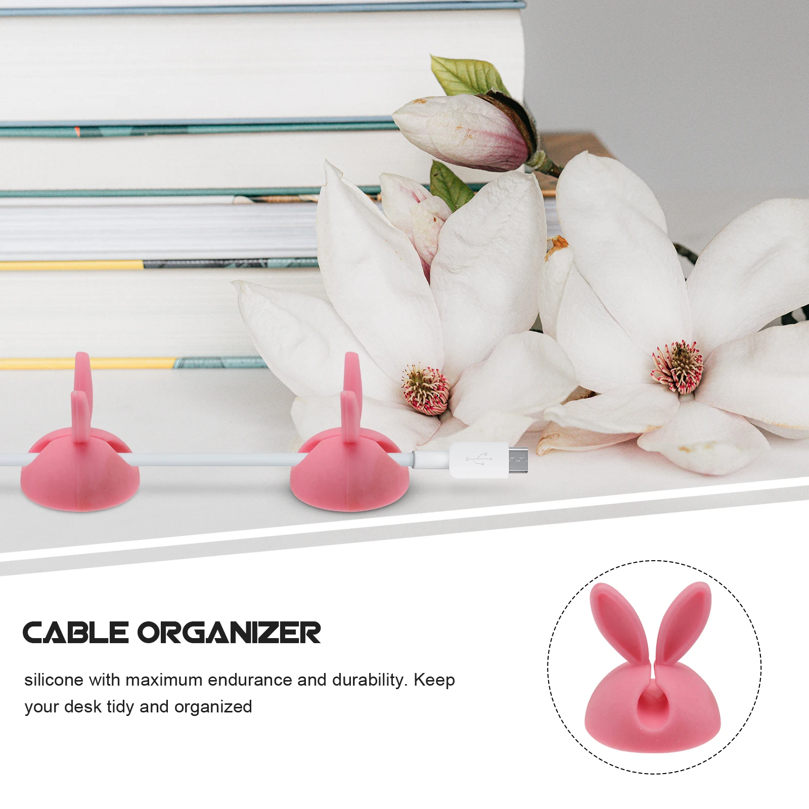 4 pcs Silicone Cable Clips Durable Wire Holder Sticky Mount For Headphones Chargers Usb Cords Desk Organizer Wall Filing Cabinet
4 pcs Silicone Cable Clips Durable Wire Holder Sticky Mount For Headphones Chargers Usb Cords Desk Organizer Wall Filing Cabinet