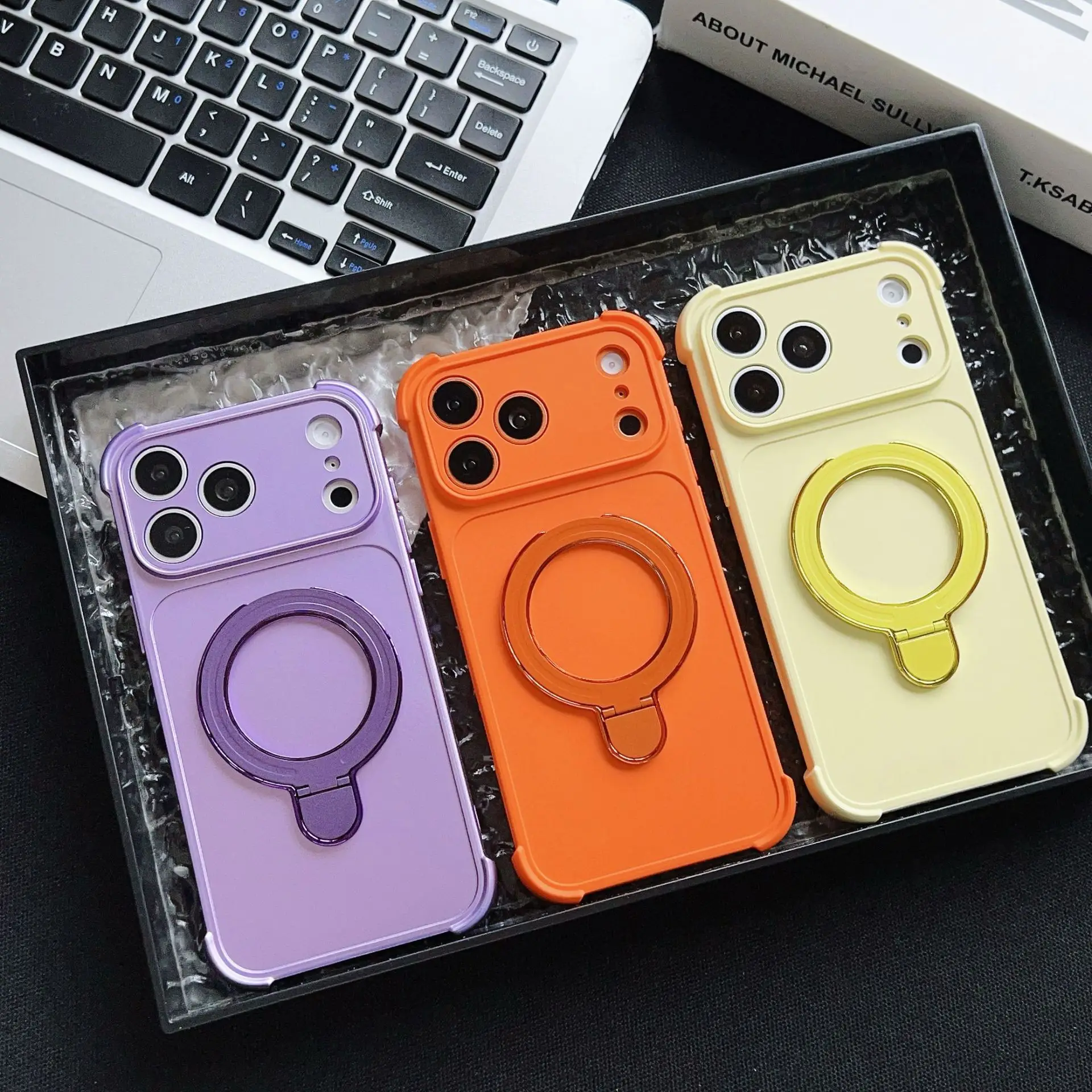 Skin-Friendly Ring Kickstand Phone Case for iPhone 17 ProMax 15Pro 16 Airbag Shockproof Protective Cover Fashion Funda New Shell
Skin-Friendly Ring Kickstand Phone Case for iPhone 17 ProMax 15Pro 16 Airbag Shockproof Protective Cover Fashion Funda New Shell
