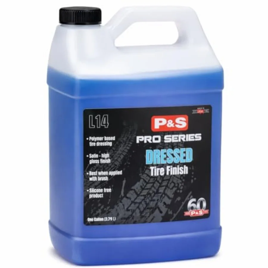 Dressed Tire Finish - Water-Based High-Gloss Tire Dressing for a Clean Satin Shine - 1 Gallon
Dressed Tire Finish - Water-Based High-Gloss Tire Dressing for a Clean Satin Shine - 1 Gallon