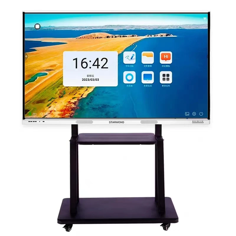 75-Inch UHD 3840*2160pixel Interactive Flat Panel Smart Electronic Whiteboard All-In-One Computer For Education
75-Inch UHD 3840*2160pixel Interactive Flat Panel Smart Electronic Whiteboard All-In-One Computer For Education