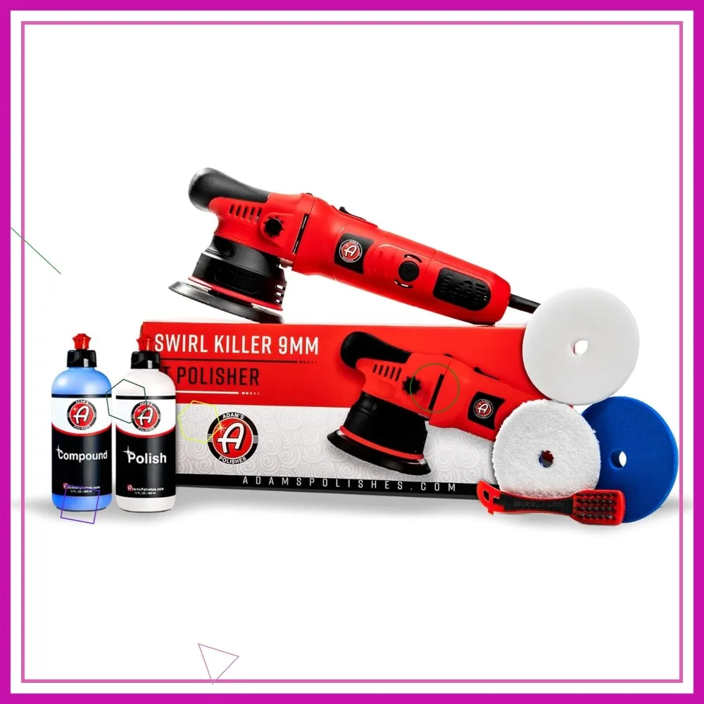 Набор для полировки автомобиля 9 мм, двойного действия - удаление царапин и детальная обработка с полировкой, абразивной пастой и подушечками
Набор для полировки автомобиля 9 мм, двойного действия - удаление царапин и детальная обработка с полировкой, абразивной пастой и подушечками