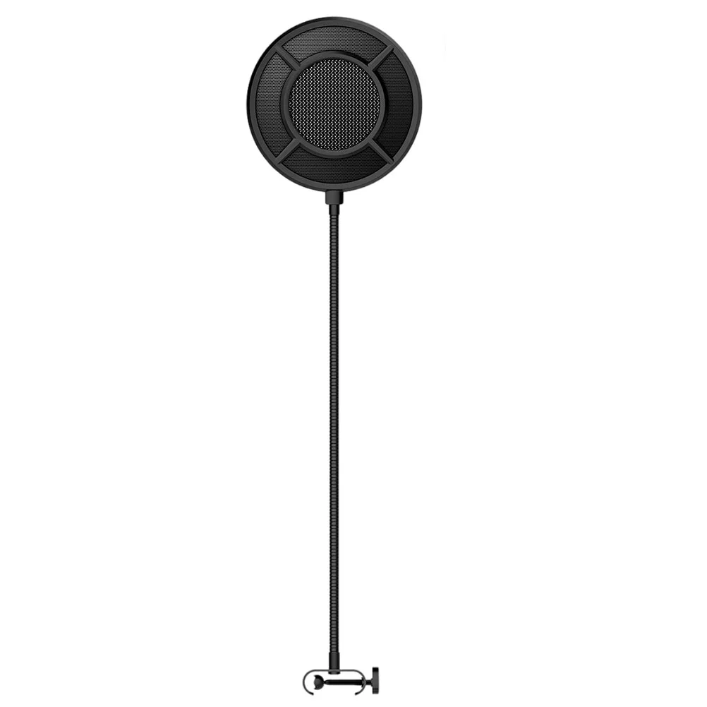 Vocal Microphone Pop Filter Portable Blowout Preventer for Broadcasting USB Steel Protector
Vocal Microphone Pop Filter Portable Blowout Preventer for Broadcasting USB Steel Protector