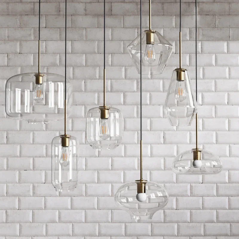 Modern Pendant Light Minimalist Clear Glass Hanging Lamp Living Room Kitchen Light Fixture Dining Hanglamp Home Decor Luminaire
Modern Pendant Light Minimalist Clear Glass Hanging Lamp Living Room Kitchen Light Fixture Dining Hanglamp Home Decor Luminaire