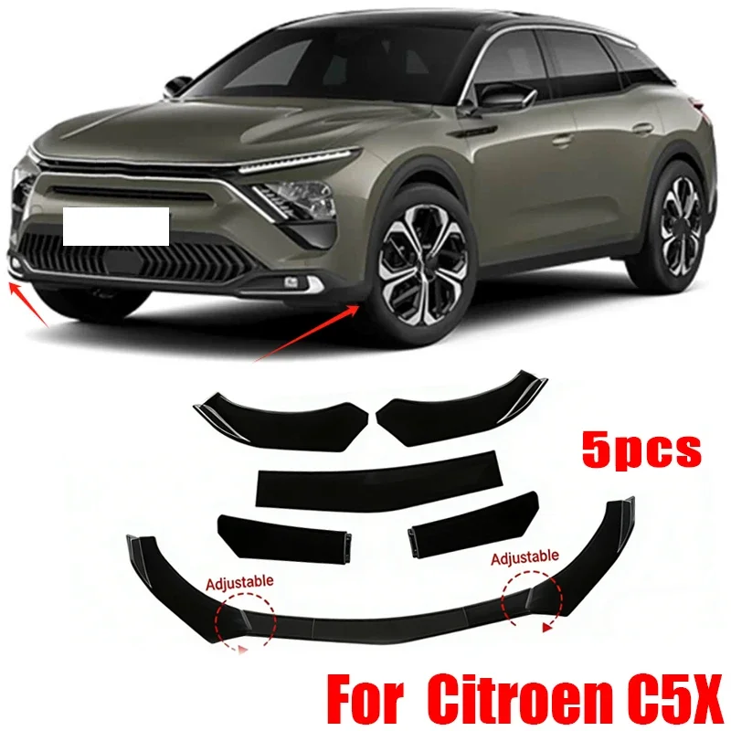 5Pcs ABS Material Universal Car Front Bumper Separator Bumper Lip Body Kit Duck Lip Separator For Citroen C5X Car Accessories
5Pcs ABS Material Universal Car Front Bumper Separator Bumper Lip Body Kit Duck Lip Separator For Citroen C5X Car Accessories
