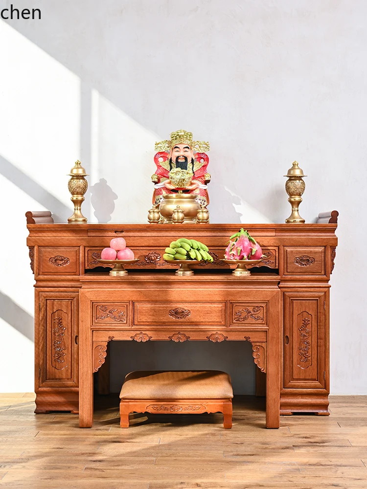 LXC Altar Buddha Shrine Incense Table Home Chinese Style Wooden Buddha Table Strip Case Rural Household Altar Worship
LXC Altar Buddha Shrine Incense Table Home Chinese Style Wooden Buddha Table Strip Case Rural Household Altar Worship
