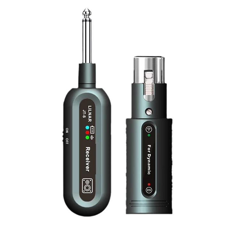 Wireless-XLR-Микрофон-передатчик-приемник-2,4 ГГц-Беспроводной-Адаптер для микрофона-Для динамических микрофонов-Аудиомикшеров-Микрофон-Y41A
Wireless-XLR-Микрофон-передатчик-приемник-2,4 ГГц-Беспроводной-Адаптер для микрофона-Для динамических микрофонов-Аудиомикшеров-Микрофон-Y41A