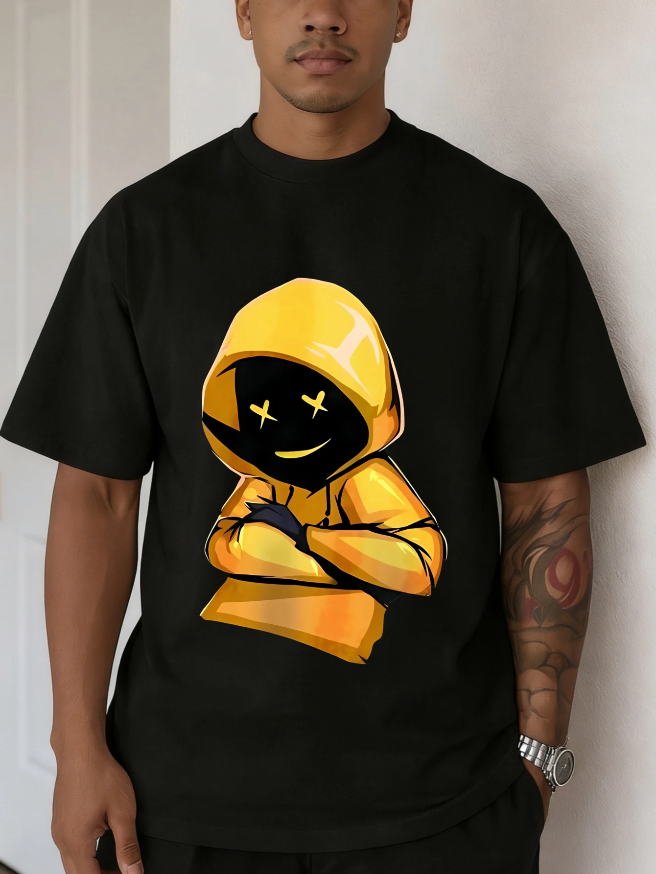 Mens Cotton Short Sleeve T Shirt Funny Cartoon Character Graphic Printed Casual Summer Streetwear Tee for Men
Mens Cotton Short Sleeve T Shirt Funny Cartoon Character Graphic Printed Casual Summer Streetwear Tee for Men