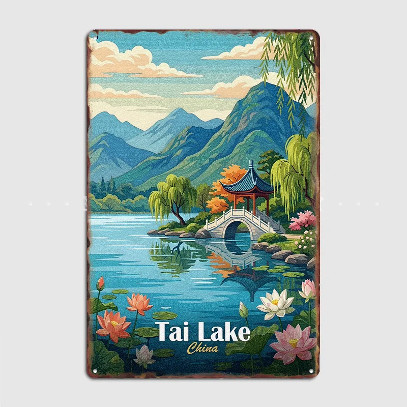 Tai Lake, China Landscape Scenery Travel Poster Metal Sign Bar Custom Bedroom Indoor Home Wall Decor Posters Room Decoration
Tai Lake, China Landscape Scenery Travel Poster Metal Sign Bar Custom Bedroom Indoor Home Wall Decor Posters Room Decoration