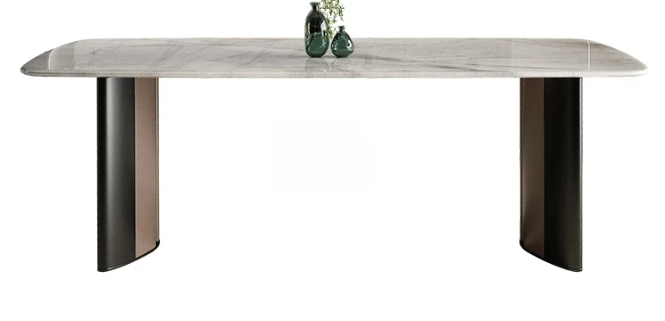 Light luxury marble dining table high-end natural luxury stone supercrystalline stone rectangular stone table
Light luxury marble dining table high-end natural luxury stone supercrystalline stone rectangular stone table
