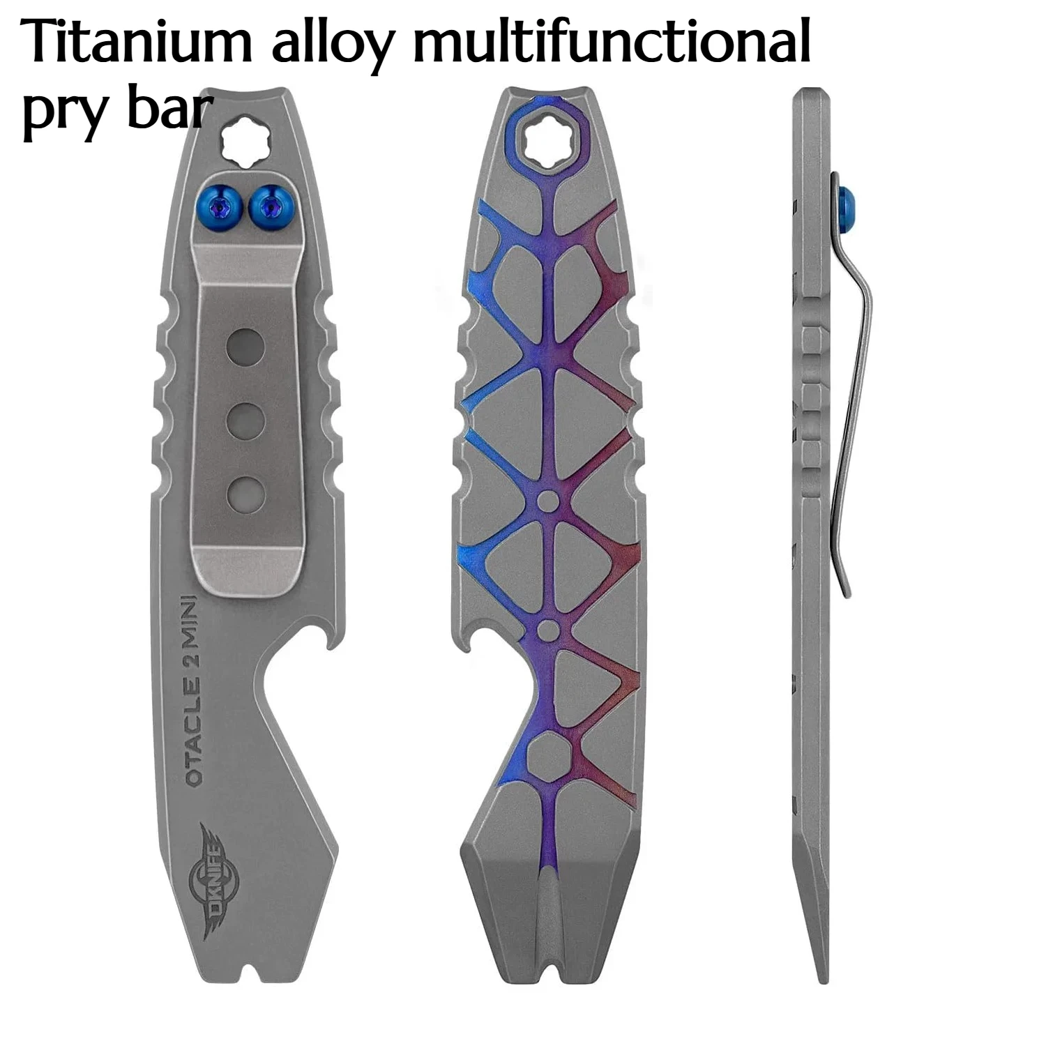 1PC NEW Multi Functional Titanium Alloy Pry Bar Portable Outdoor Hiking Emergency Self-defense Tool
1PC NEW Multi Functional Titanium Alloy Pry Bar Portable Outdoor Hiking Emergency Self-defense Tool