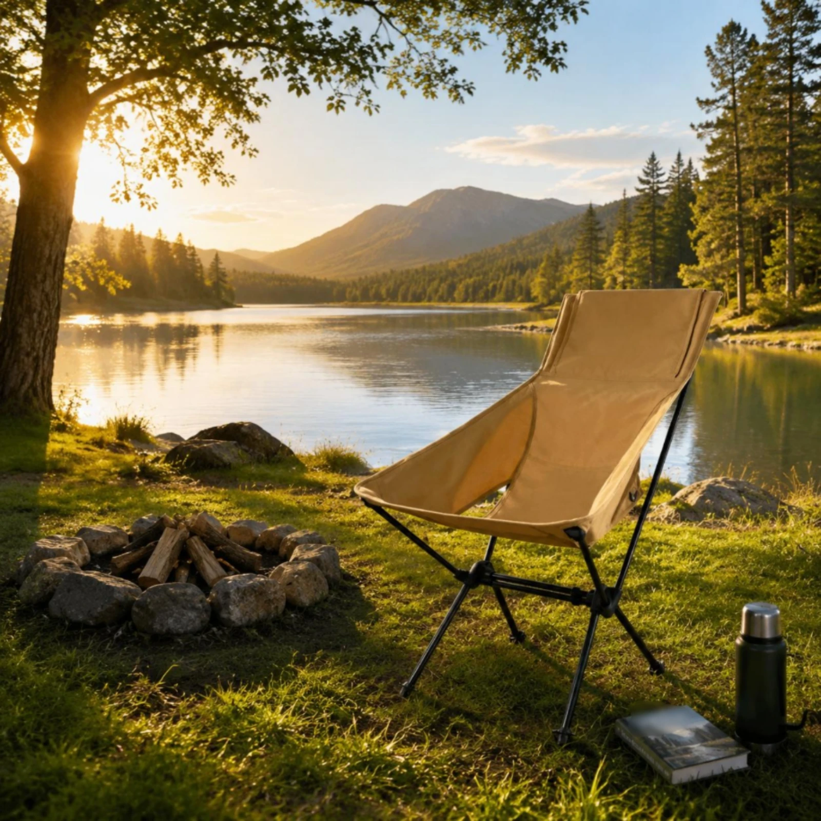 Ultralight Moon Chair Double X-Frame Canvas Moon Chair Outdoor Gear Foldable Side Pocket for Campers, Fishing, Picnic
Ultralight Moon Chair Double X-Frame Canvas Moon Chair Outdoor Gear Foldable Side Pocket for Campers, Fishing, Picnic