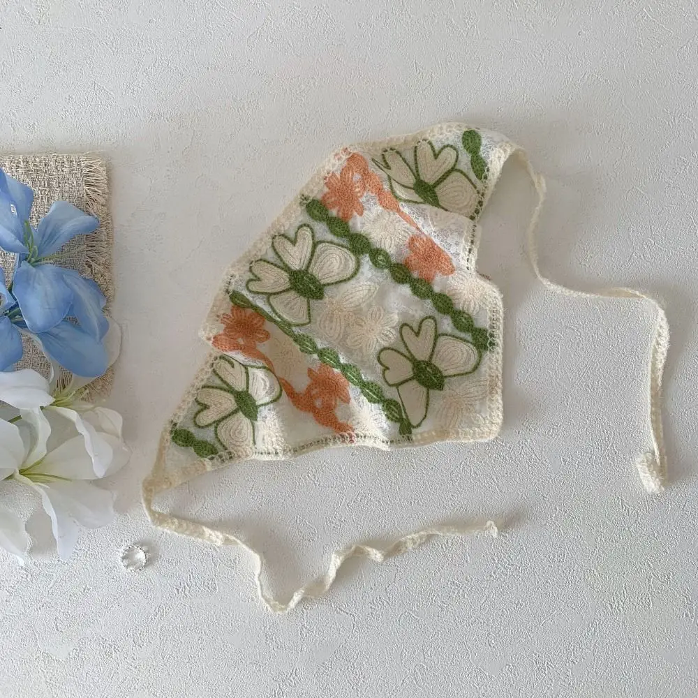 Versatile Hollow Out Headscarf Sweet Flower Knitted Artistic Headband Hair Scarf
Versatile Hollow Out Headscarf Sweet Flower Knitted Artistic Headband Hair Scarf