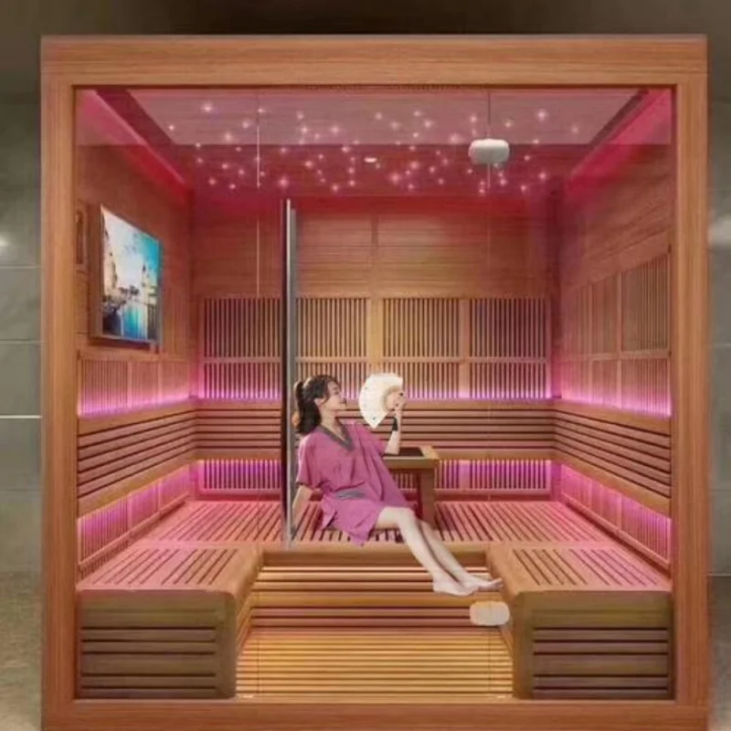 Custom. Steam Room Customized Sauna Room Light Wave Room Household Single Double Far Infrared Customized Graphene Sweating
Custom. Steam Room Customized Sauna Room Light Wave Room Household Single Double Far Infrared Customized Graphene Sweating