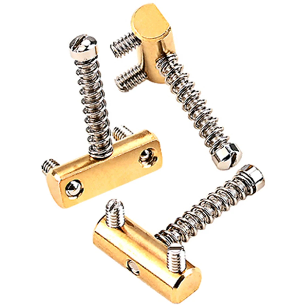 3 Pcs Copper Saddle Screw Spring Guitar Replacement Bridges Screws Metal Parts Electric Acoustic Saddles Durability Smooth
3 Pcs Copper Saddle Screw Spring Guitar Replacement Bridges Screws Metal Parts Electric Acoustic Saddles Durability Smooth