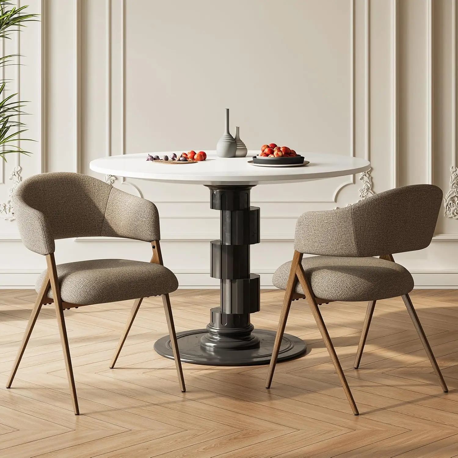 Dining Chairs Set of 2, Modern Dining Room Chairs with 135° Recline & 18.9' Wide Seat - Ergonomic Fabric Upholstered Side Ch
Dining Chairs Set of 2, Modern Dining Room Chairs with 135° Recline & 18.9' Wide Seat - Ergonomic Fabric Upholstered Side Ch