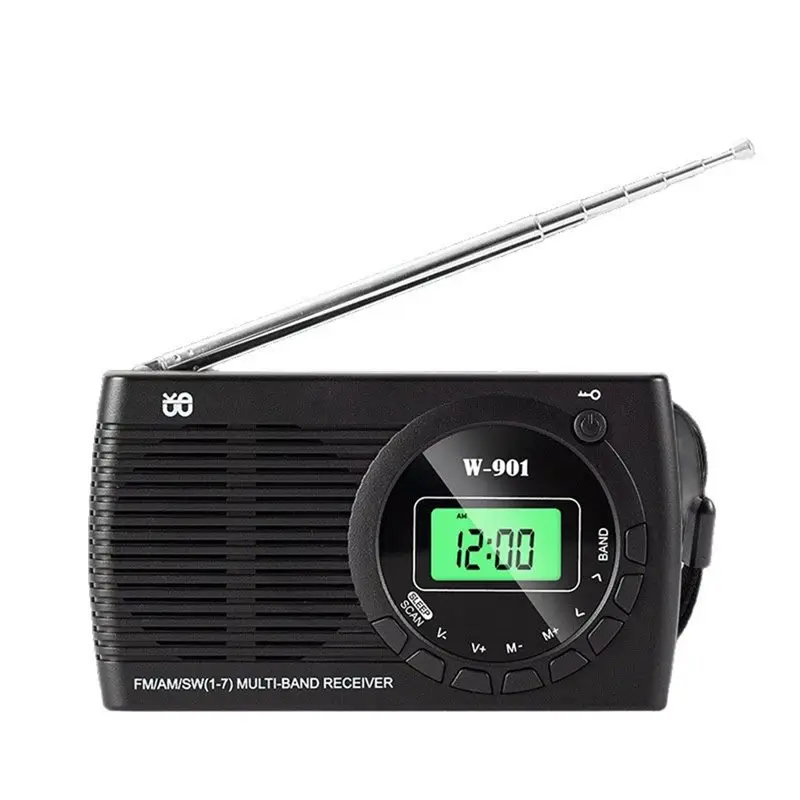 Small Portable AM/FM SW Radio Battery Operated Stereo Screen Clock Dual Power Supply Mode Emergency Survival US US Plug
Small Portable AM/FM SW Radio Battery Operated Stereo Screen Clock Dual Power Supply Mode Emergency Survival US US Plug