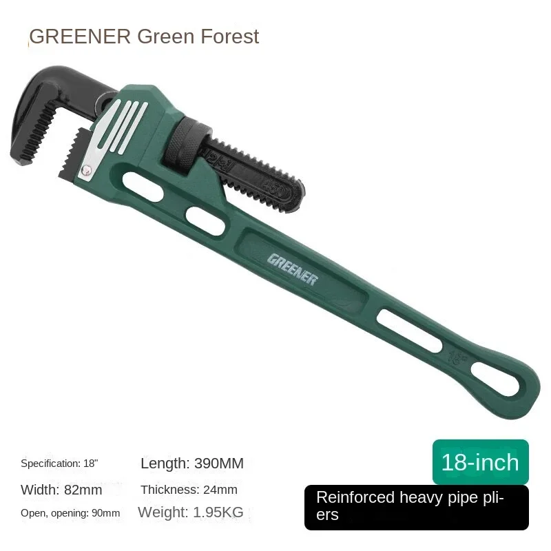 Pipe pliers, pipe pliers wrench, large size 18 inch universal pipe pliers wrench, multi-functional universal household
Pipe pliers, pipe pliers wrench, large size 18 inch universal pipe pliers wrench, multi-functional universal household