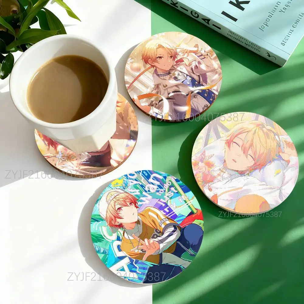 Tenma Tsukasa P-Project SEKAI Round Wooden Coasters Heat Resistant Non-slip Drink Cafe Decoration Flat Color Print Coasters Set
Tenma Tsukasa P-Project SEKAI Round Wooden Coasters Heat Resistant Non-slip Drink Cafe Decoration Flat Color Print Coasters Set