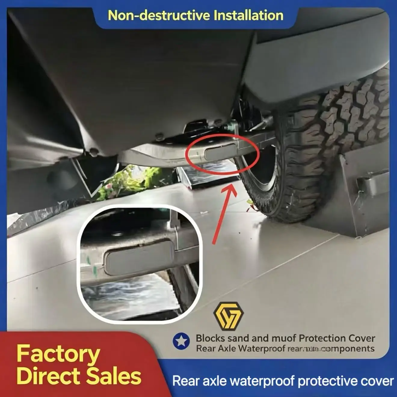 For Chery icar V27 rear axle waterproof protection cover, sealing cover, waterproof plug cover, upgrade accessories
For Chery icar V27 rear axle waterproof protection cover, sealing cover, waterproof plug cover, upgrade accessories