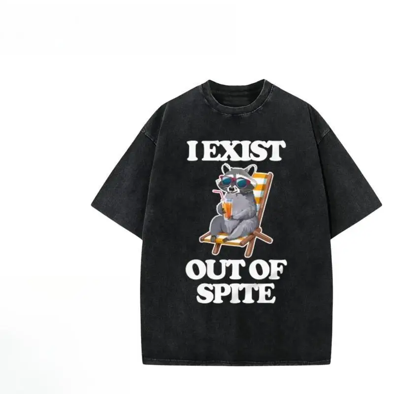 "Funny Oversized Raccoon Graphic Tee for Women – 'I Exist Out of Spite' Relaxed T-Shirt, Trendy & Comfortable"
"Funny Oversized Raccoon Graphic Tee for Women – 'I Exist Out of Spite' Relaxed T-Shirt, Trendy & Comfortable"