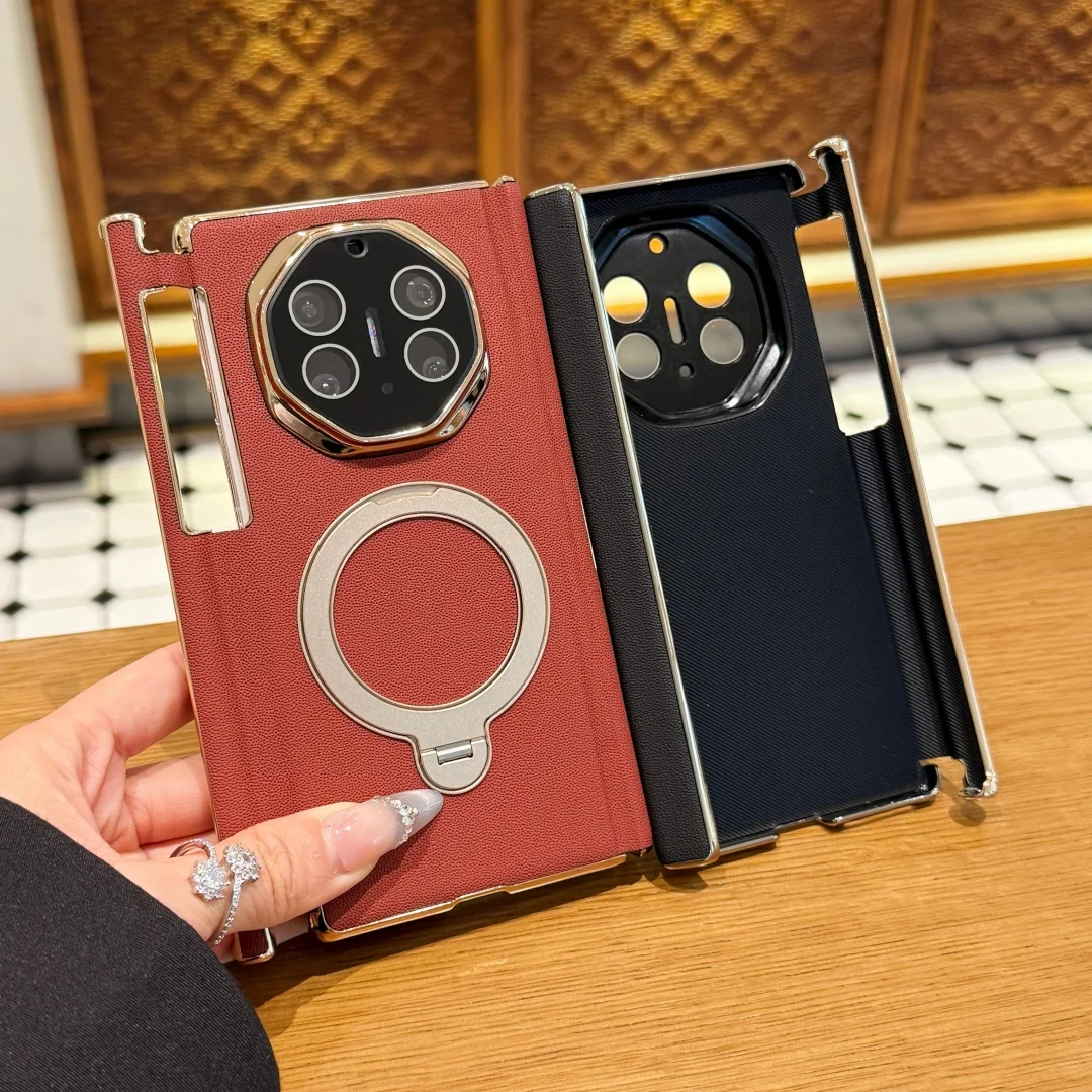 For Huawei Mate XT Ultimate Leather Case Magsafe Lens Protector Hinge Protection 360° Rotation Metal Stand Cover
For Huawei Mate XT Ultimate Leather Case Magsafe Lens Protector Hinge Protection 360° Rotation Metal Stand Cover