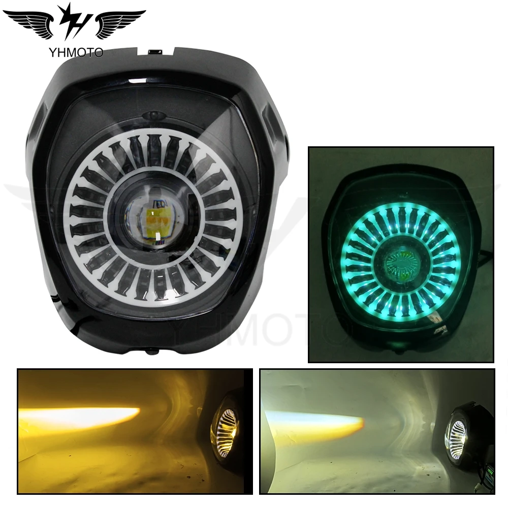 Мотоциклетная фара постоянного тока 12 В в сборе для Honda NAVI 2022-2023, аксессуары для фар, черный обтекатель, передний светильник, фара
Мотоциклетная фара постоянного тока 12 В в сборе для Honda NAVI 2022-2023, аксессуары для фар, черный обтекатель, передний светильник, фара