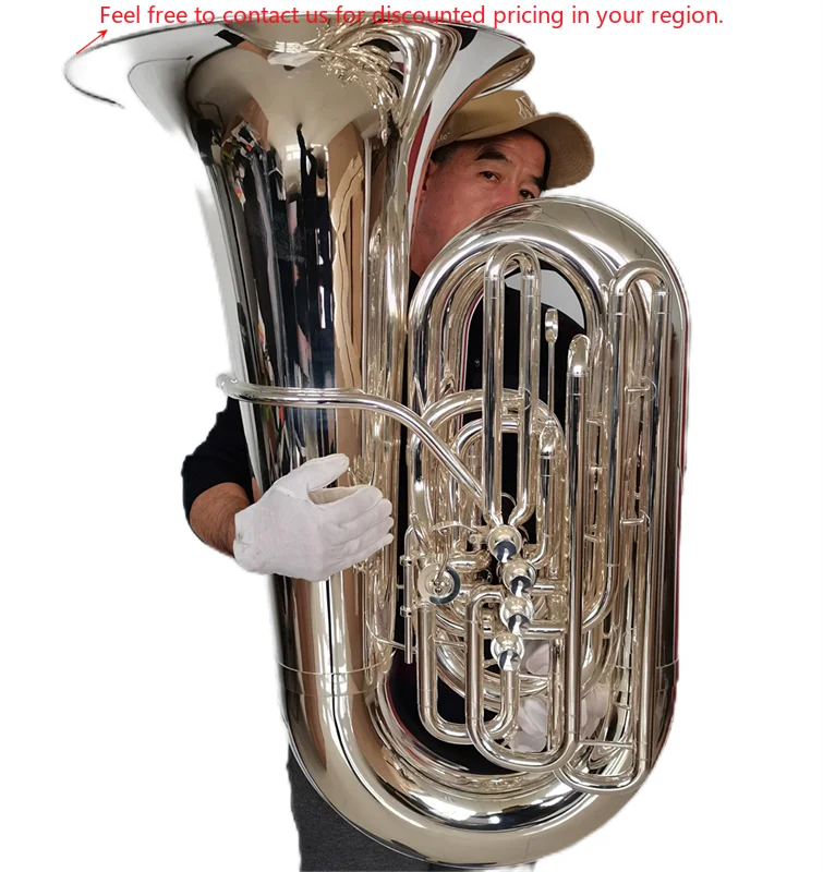 6/4 Bb Tuba 5 Th Valve Independent Professional Tuba Musical Instrument
6/4 Bb Tuba 5 Th Valve Independent Professional Tuba Musical Instrument