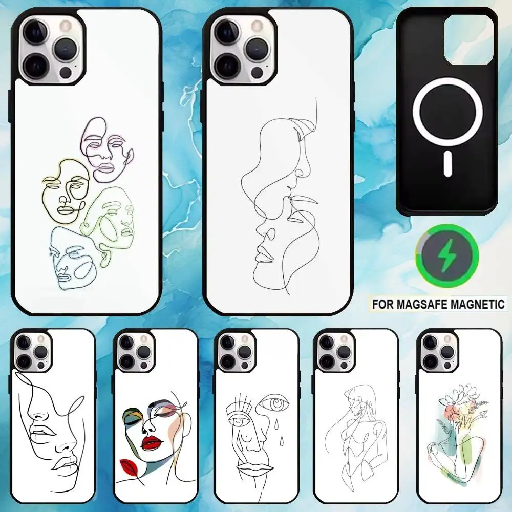 Line Art Phone Case For iPhone17,16,15,14,13,12,11 Plus,Pro Max Magnetic For Magsafe Wireless Charging
Line Art Phone Case For iPhone17,16,15,14,13,12,11 Plus,Pro Max Magnetic For Magsafe Wireless Charging