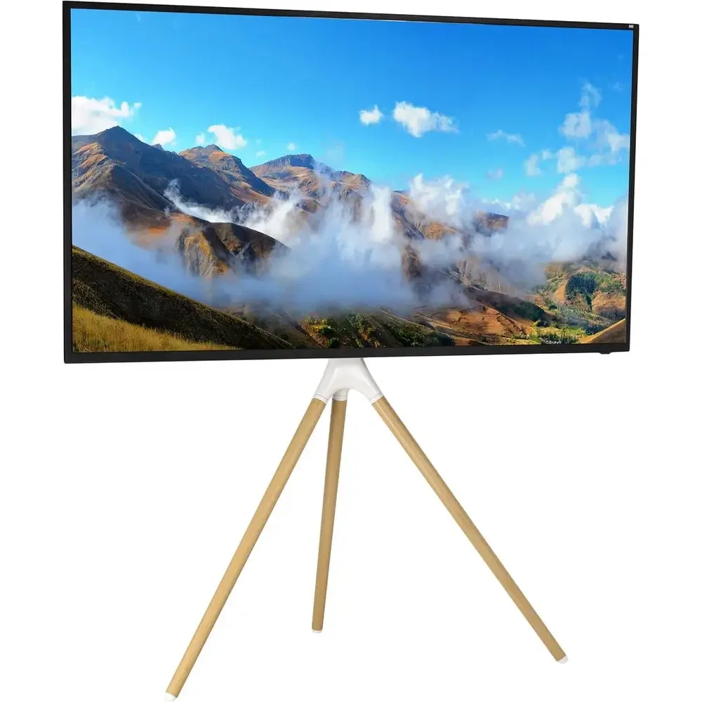 Adjustable Swivel TV Mount for 45-65 Inch LED LCD TVs with Tripod Base and Light Wood Legs
Adjustable Swivel TV Mount for 45-65 Inch LED LCD TVs with Tripod Base and Light Wood Legs