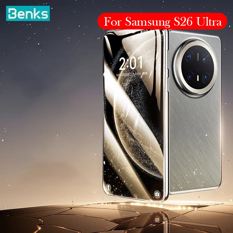 Benks All-glue Tempered Glass For Samsung S26 Ultra Screen Protector for SAMSUNG S26 Ultra
Benks All-glue Tempered Glass For Samsung S26 Ultra Screen Protector for SAMSUNG S26 Ultra