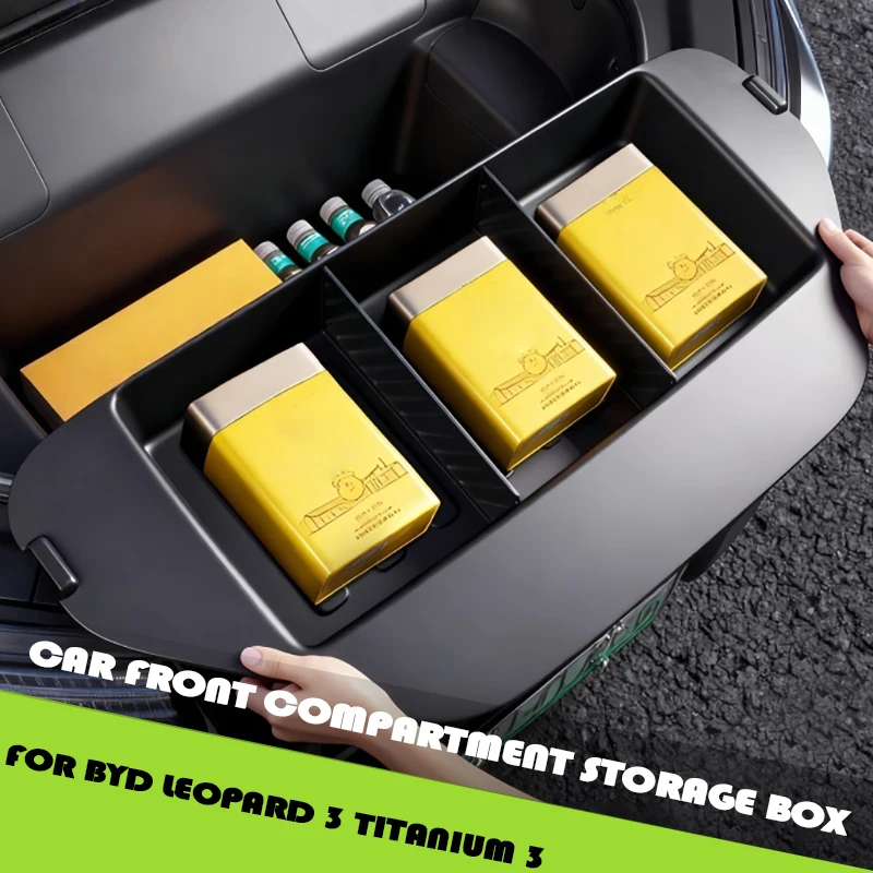 Car Front Trunk Storage Box Fit for BYD Leopard 3 Titanium 3 Modified Auto Front Cabin Layered Storage Box Car Upgrade Parts
Car Front Trunk Storage Box Fit for BYD Leopard 3 Titanium 3 Modified Auto Front Cabin Layered Storage Box Car Upgrade Parts