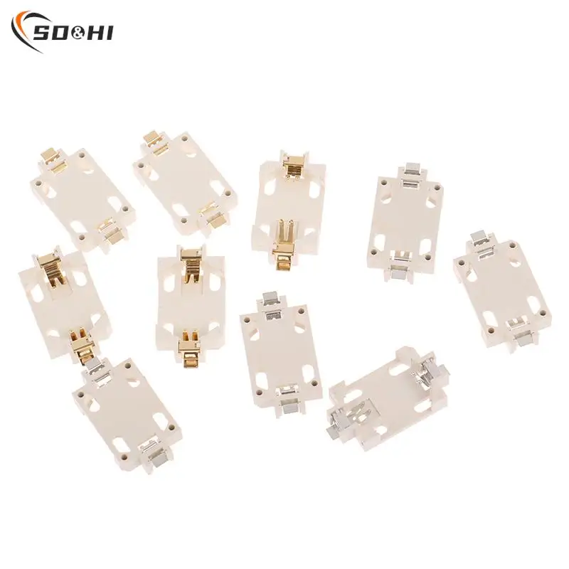 10Pcs White Housing Gold-Plated Tin-Plated Button Battery Holder For CR2032 Cr2025 Bs-6 SMD Button Battery Holder Socket Cases
10Pcs White Housing Gold-Plated Tin-Plated Button Battery Holder For CR2032 Cr2025 Bs-6 SMD Button Battery Holder Socket Cases