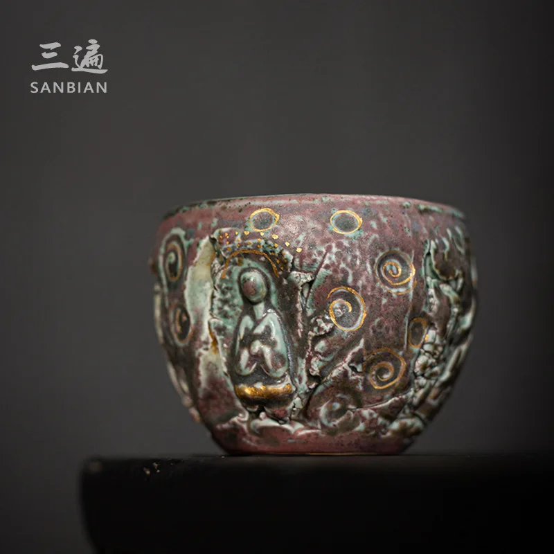 ★★Japanese-Style Chiano Tea Cup Handmade Dunhuang Tea Cup Personal Cup Master Cup Vintage Single Cup Ceramic Fambe Tea Set
★★Japanese-Style Chiano Tea Cup Handmade Dunhuang Tea Cup Personal Cup Master Cup Vintage Single Cup Ceramic Fambe Tea Set