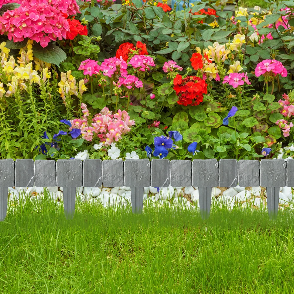 Garden Edging Border Imitation Stone Fence Partition Fence for DIY Outdoor Yard Landscaping
Garden Edging Border Imitation Stone Fence Partition Fence for DIY Outdoor Yard Landscaping
