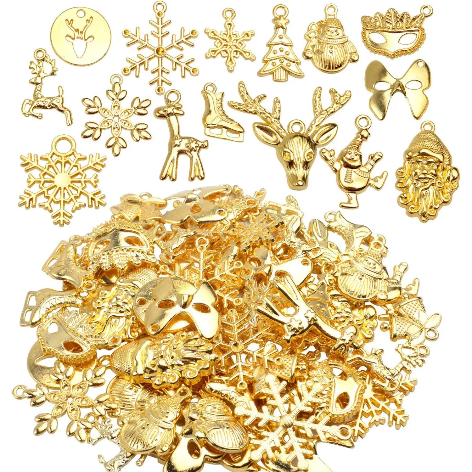 Рождественские подвески-подвески, 100 грамм (40-70 шт.), подвески из сплава, смешанные стили для изготовления ювелирных изделий, аксессуары, ожерелье «сделай сам»
Рождественские подвески-подвески, 100 грамм (40-70 шт.), подвески из сплава, смешанные стили для изготовления ювелирных изделий, аксессуары, ожерелье «сделай сам»