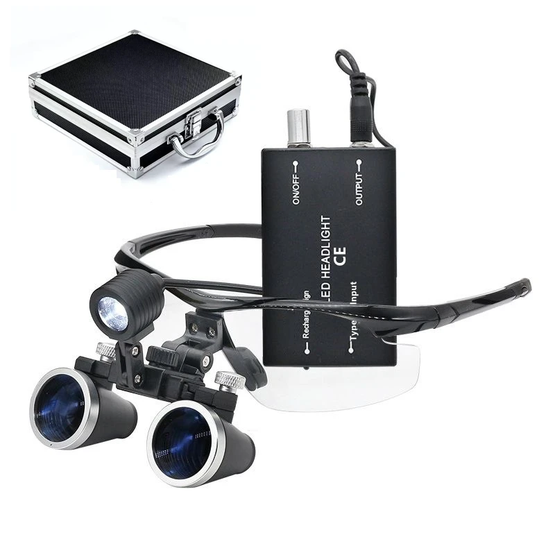 Binoculars Loupes Operation Magnifying Glass Professional Magnifier Lupa w Headlamp Battery and Metal Box
Binoculars Loupes Operation Magnifying Glass Professional Magnifier Lupa w Headlamp Battery and Metal Box